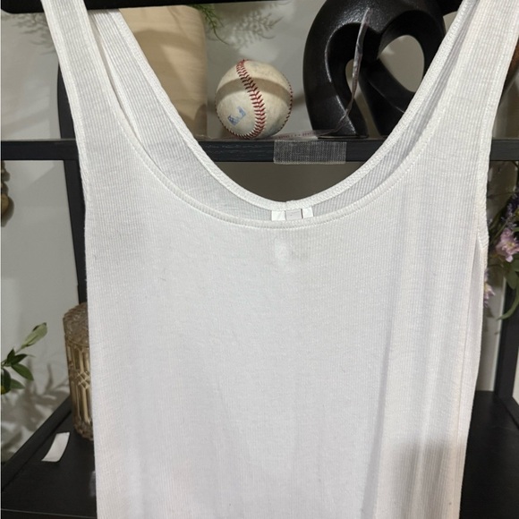 BECCA White Maxi Dress with Elegant Flow size small - Picture 2 of 7